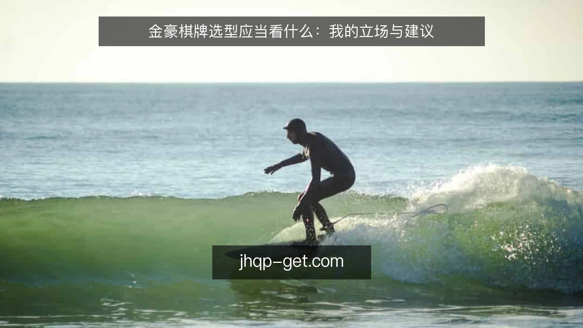 金豪棋牌选型应当看什么：我的立场与建议